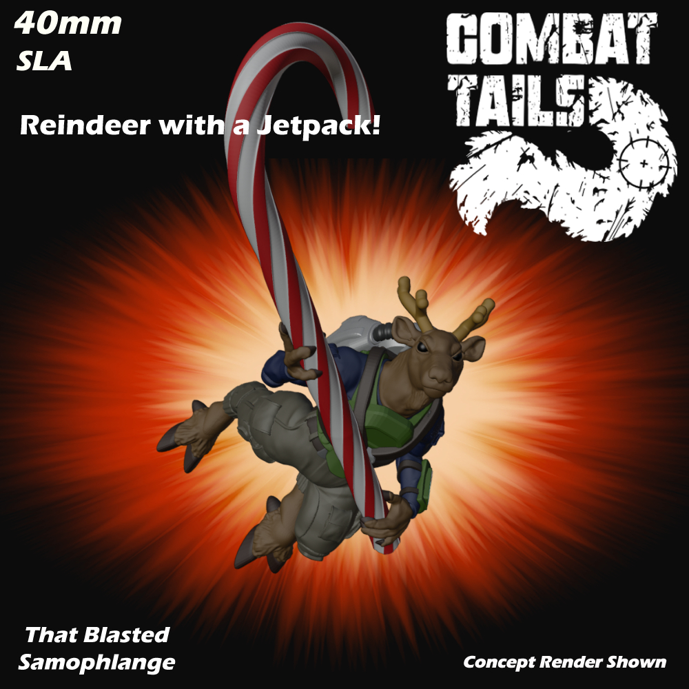 Combat Tails Holiday Ornament